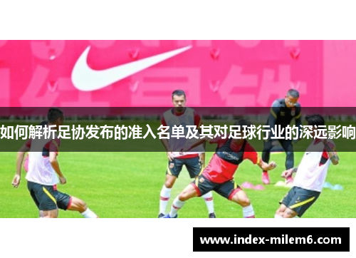 如何解析足协发布的准入名单及其对足球行业的深远影响